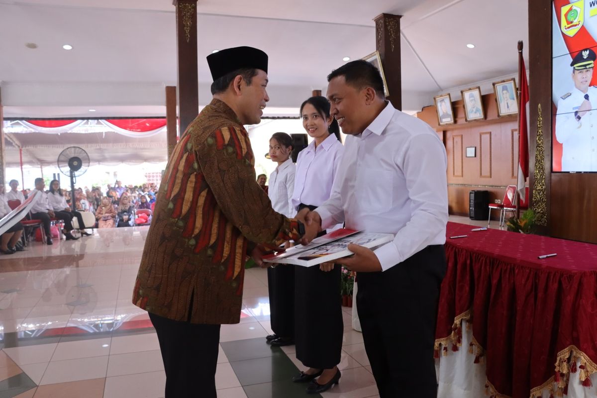 Pemkab Wonogiri tetapkan 639 guru menjadi PPPK.