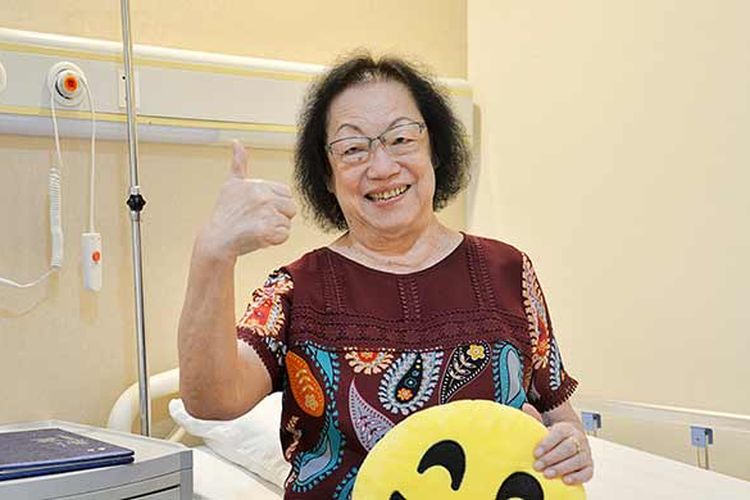Zhou, pasien kanker payudara asal Indonesia. (Dok. St. Stamford Modern Cancer Hospital)