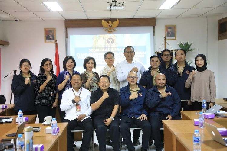 Badan Nasional Penanggulangan Terorisme Republik Indonesia (BNPT RI) tengah melaksanakan Sosialisasi dan Pra Audit Standar Minimum Pengamanan pada Gereja Katedral Jakarta, Kamis (1/8/2024). 