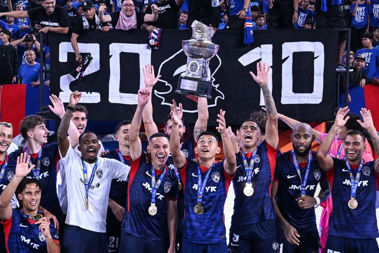 JDT Cetak Rekor Dunia, Tak Terkalahkan dalam 109 Laga Liga Domestik
