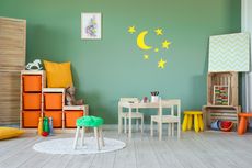 7 Ide Memasukkan Warna ke Ruang Bermain Anak