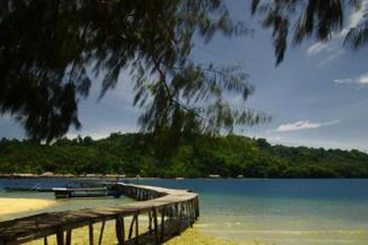 Taman Nasional Kepulauan Togean di Sulawesi Tengah.