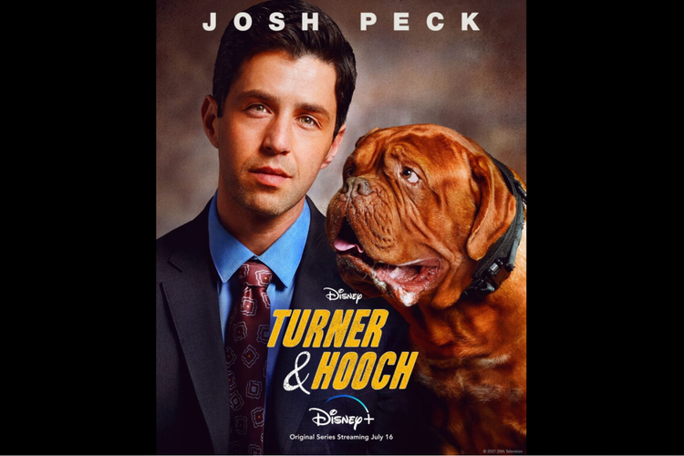 Josh Peck dalam film drama komedi Turner & Hooch (2021).