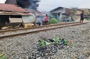 Driver Ojol Tewas Tertabrak Kereta di Medan, Penumpang Selamat