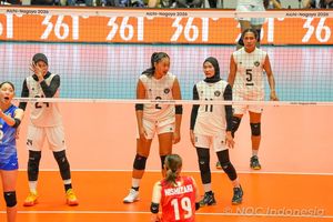 Hasil Voli Asian Games 2026: Timnas Voli Putri Indonesia Dapat Pelajaran dari Thailand