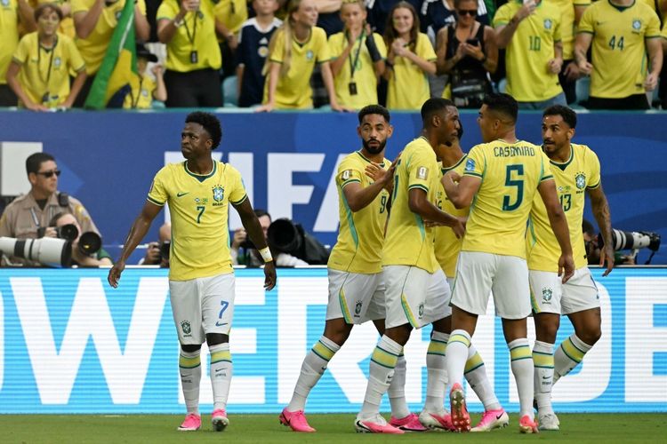 Vinicius Jr Ikuti Jejak para Legenda di Laga Brasil Vs Skotlandia