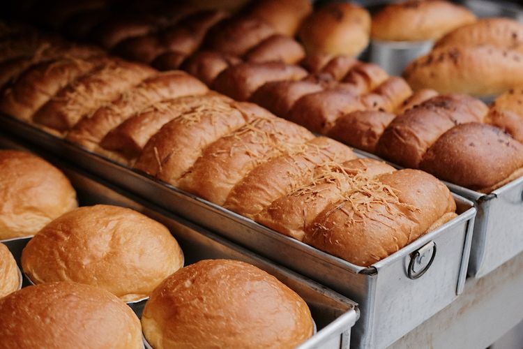 Roti di Moro Bake Shop yang menggunakan tepung protein tinggi