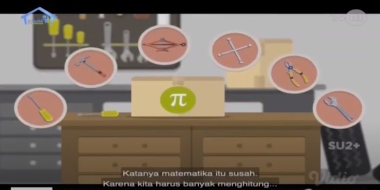 Tangkapan layar Program Belajar dari Rumah di TVRI