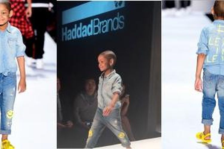 Pekan Mode New York yang saat ini sedang berlangsung ikut menampilkan Leah Still (5), gadis cilik penderita kanker untuk menjajal lantai peraga.