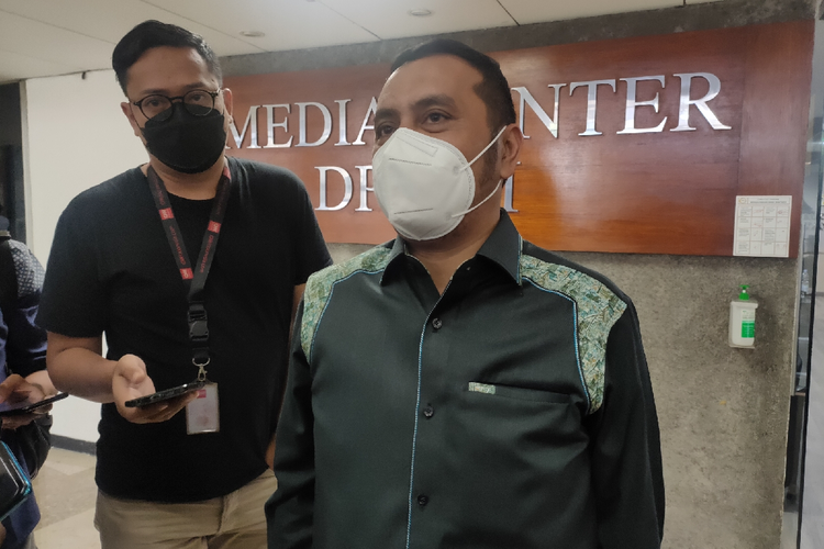 Ketua DPP Nasdem Willy Aditya saat ditemui di Kompleks Parlemen Senayan, Jakarta, Selasa (9/11/2021)