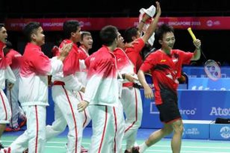 Tim putera Indonesia lolos ke final SEA Games 2015 dnegan menyingkirkan Malaysia 3-2.