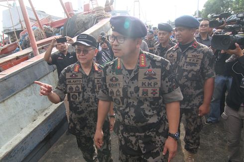 Menteri Edhy Tinjau 3 Kapal Vietnam yang Ditangkap di Laut Natuna