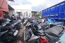 Polisi Razia Kendaraan di Akses Suramadu, 22 Motor Bodong Diamankan