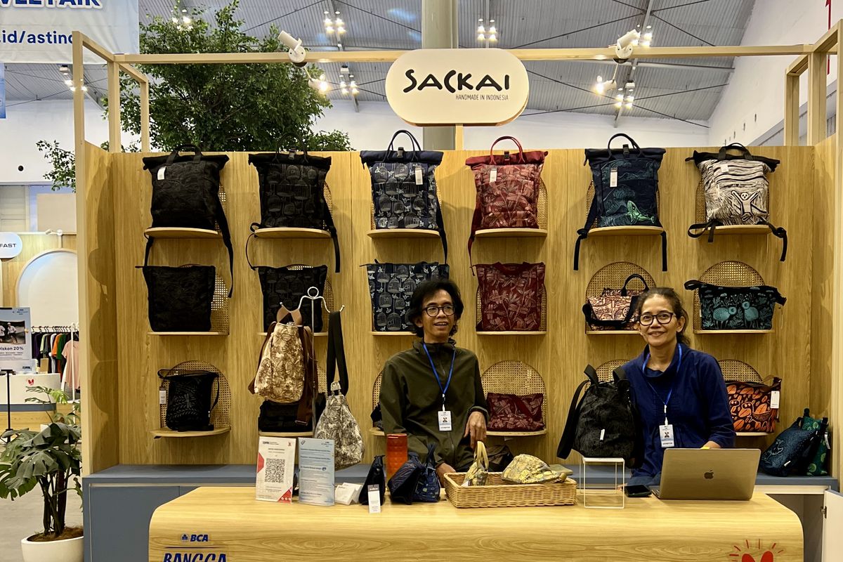 Presi Mandari dan Toto Prastowo, owner Sackai Bags