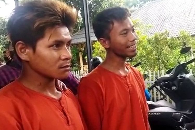 Dua tersangka perampokan dan pemganiayaan di Bamdung Barat ditangkap polisi, Rabu (18/10/2022).