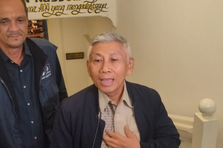 Ketua DPP Partai Nasdem Effendi Choirie atau Gus Choi ditemui di Gedung Akademi Bela Negara (ABN) Partai Nasdem, Pancoran, Jakarta Selatan, Minggu (27/8/2023).