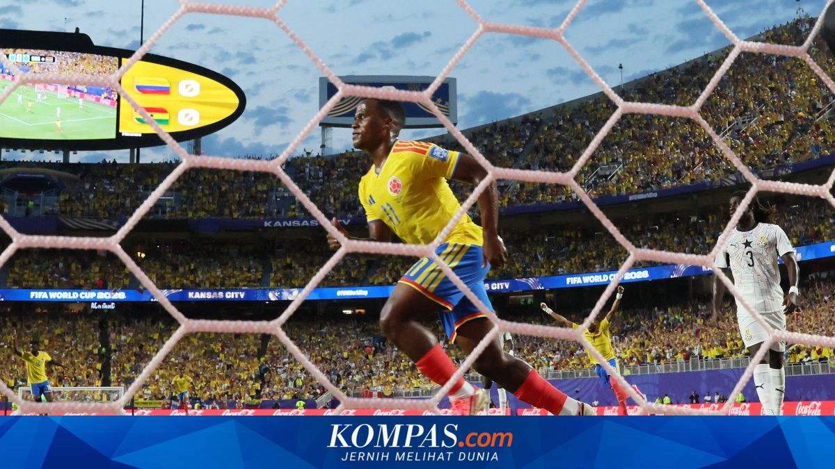 Hasil HT Kolombia Vs Ghana 1-0: Gol Perdana Jhon Arias Jadi Pembeda