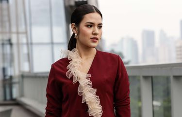 Raisa Andriana saat mengunjungi Kantor Redaksi Kompas.com di Menara Kompas, Jakarta, Selasa (26/11/2019). Raisa akan menggelar konser bertajuk Raisa Live in Concert 2020 di Stadion Utama Gelora Bung Karno, Jakarta, 27 Juni 2020 mendatang.
