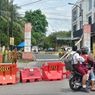 Gapura di Pematangsiantar Ambruk Ditabrak Truk, Pengendara Motor Tertimpa Material Beton