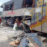 Bus AKAP Tabrak Tronton di Tol Lampung, 1 Penumpang Tewas, 7 Terluka
