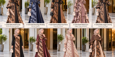 20 Model Gamis Batik Sederhana tapi Elegan dan Modern