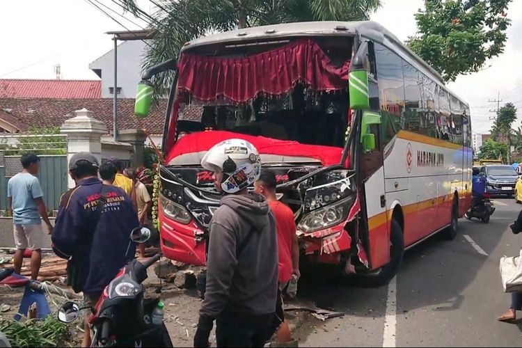 Tewaskan 2 Pemotor di Tulungagung, Sopir Bus Harapan Jaya Jadi Tersangka