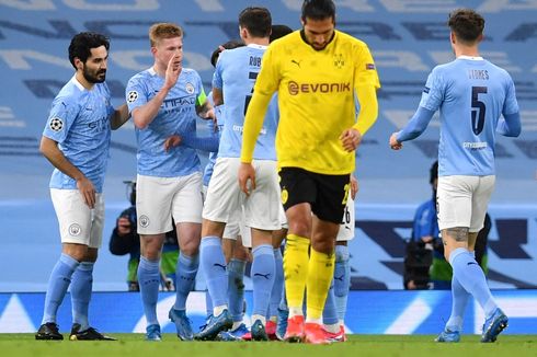 Hasil Lengkap Liga Champions, Satu Kaki Real Madrid-Man City di Semifinal 