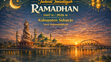 Jadwal Imsakiyah Kabupaten Sidoarjo  Ramadhan 2026 Resmi Muhammadiyah