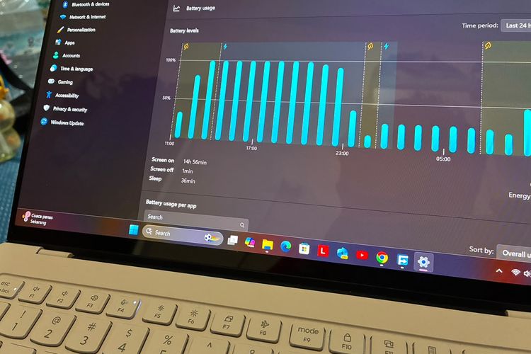 Saya Pakai Lenovo Yoga Slim 7i Ultra Seharian Tanpa Charger, Kuat Berapa Lama?