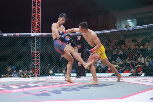 Hasil One Pride MMA 77, Laga Keras Saat Gugun Gusman Bekuk Mario