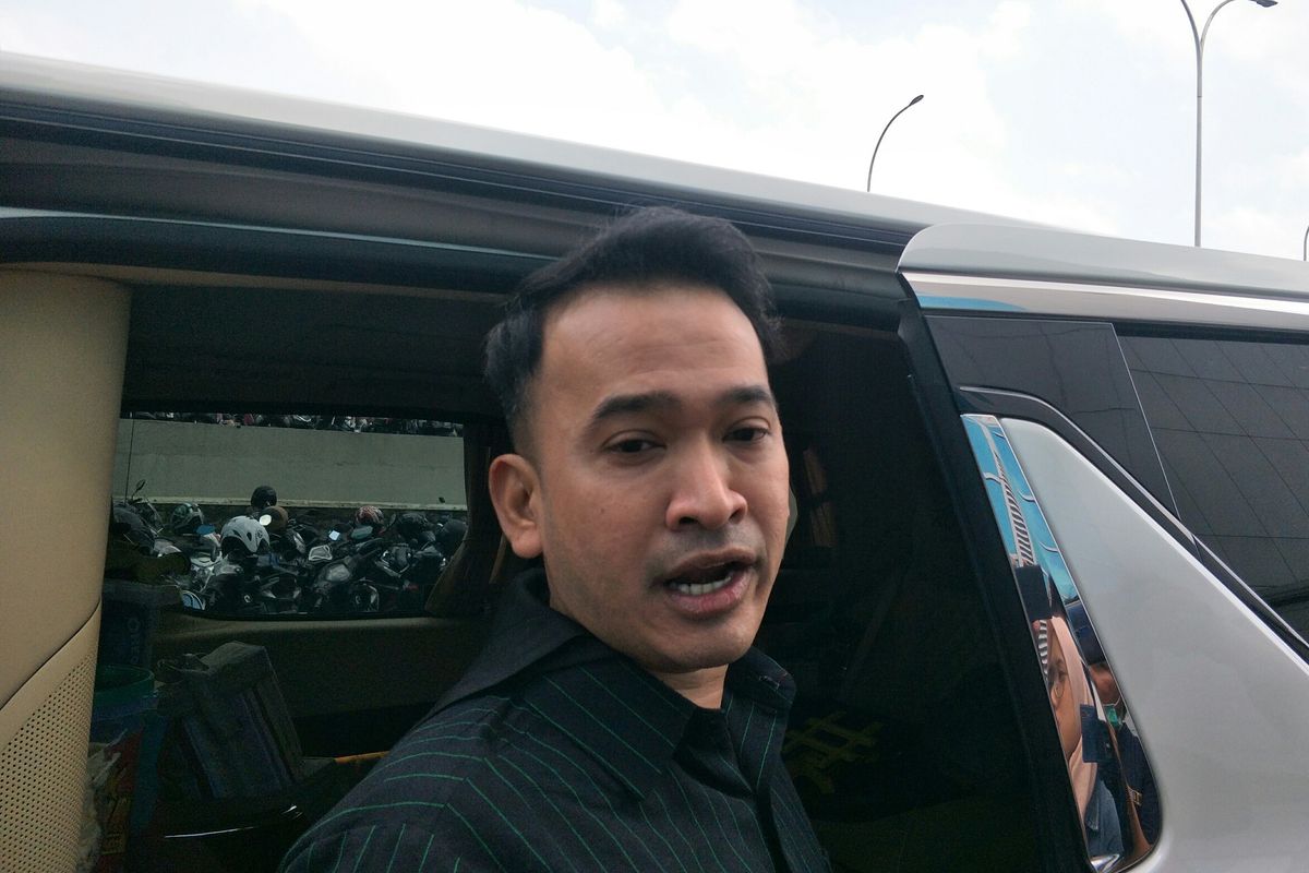 Presenter Ruben Onsu saat ditemui di kawasan Tendean, Jakarta Selatan, Jumat (6/3/2020)