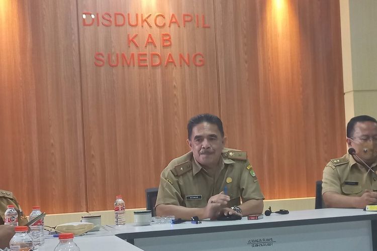 Kepala Dinas Kependudukan dan Pencatatan Sipil (Disdukcapil) Kabupaten Sumedang Achmad Kusnadi. 