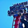 Rollercoaster di AS Mendadak Berhenti, Penumpang Tergantung Terbalik 45 Menit