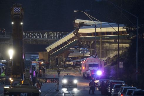 Data Resmi Korban Kecelakaan Kereta Amtrak di AS, 3 Tewas dan 100 Luka