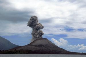 Citra Satelit BMKG Tunjukkan Sebaran Terbaru Abu Gunung Anak Krakatau Siang Ini