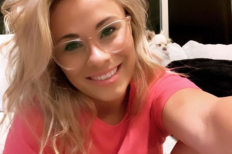 Petarung UFC, Paige VanZant, yang berpartisipasi di UFC 251, Minggu (12/7/2020) pagi WIB.