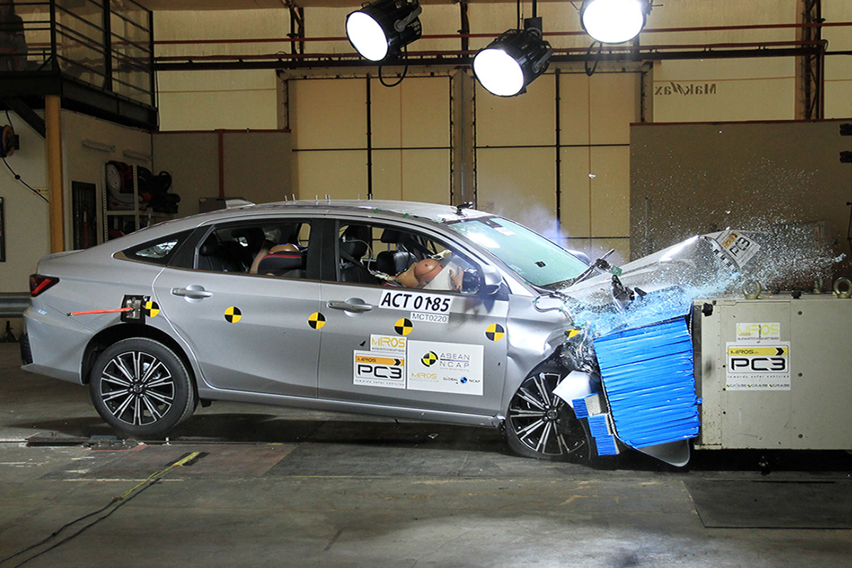 Tes tabrak ASEAN NCAP untuk Toyota Vios