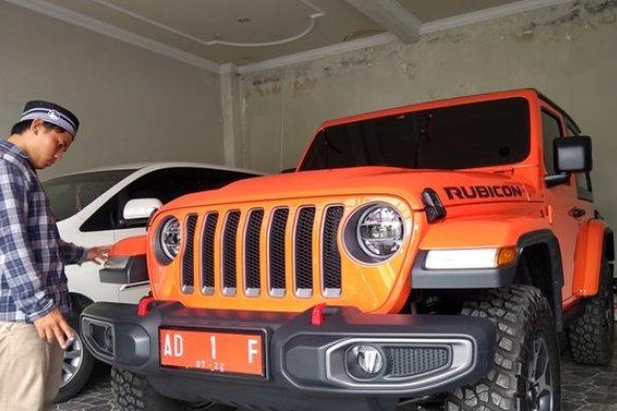 Tampilan Jeep Rubicon, kendaraan dinas Bupati Karanganyar