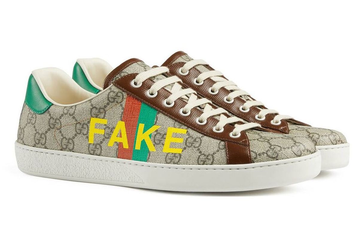 Koleksi Gucci Fake Not