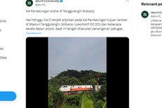 KA Pandalungan Anjlok di Stasiun Tanggulangin, KAI Pastikan Tak Ada Korban