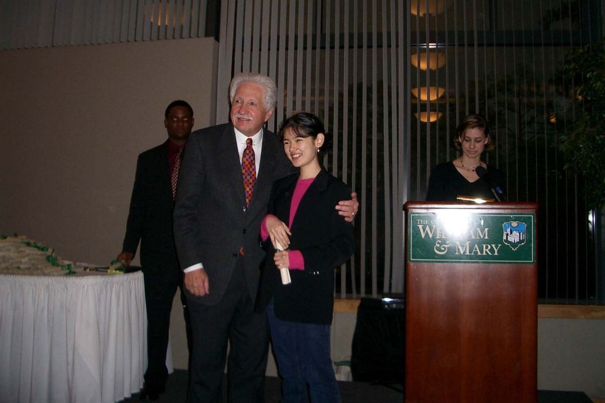 Audrey Yu Jia Hui di The College of Willliam and Mary, Virginia, Amerika Serikat.