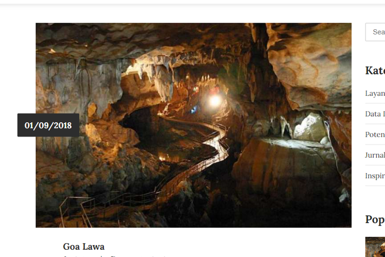 Goa Lawa, obyek wisata Trenggalek, Jawa Timur