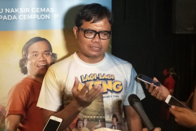 Soleh Solihun saat ditemui usai press screening film Lagi Lagi Ateng di XXI Epicentrum, Kuningan, Jakarta Selatan, Senin (7/1/2019). 