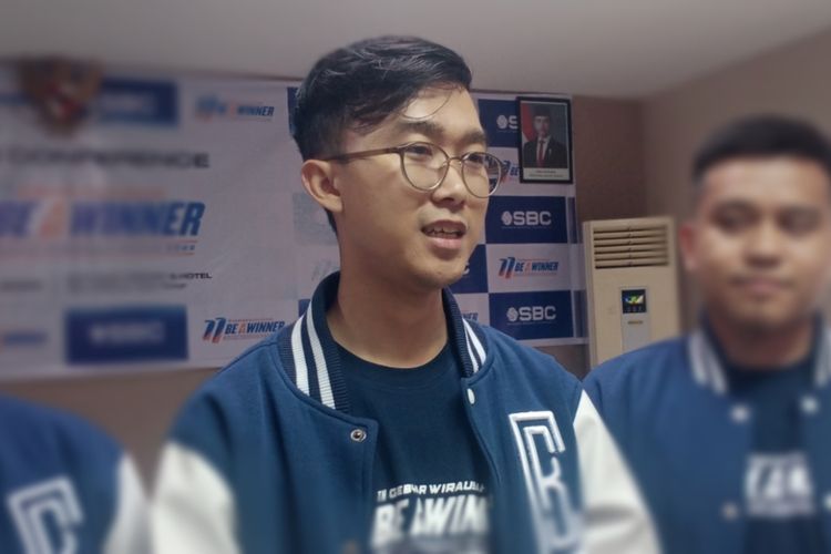 Salah satu panitia kegiatan Gebyar Wirausaha 11, Abdullah Mujahid.