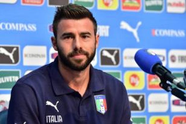 Bek Juventus asal Italia, Andrea Barzagli.