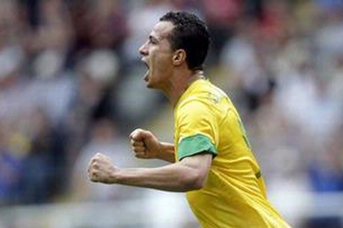 Striker Internacional asal Brasil, Leandro Damiao.