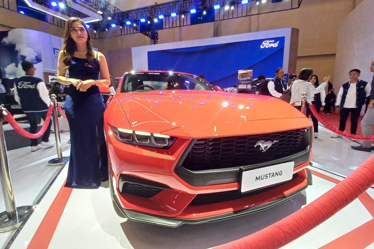 Ford Mustang EcoBoost Fastback dipamerkan di Gaikindo Jakarta Auto Week (GJAW) 2024