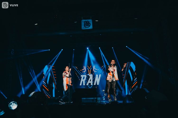 RAN tampil dalam konser V Heartbeat di Tennis Indoor Senayan, Jakarta Pusat, Sabtu (31/8/2019).