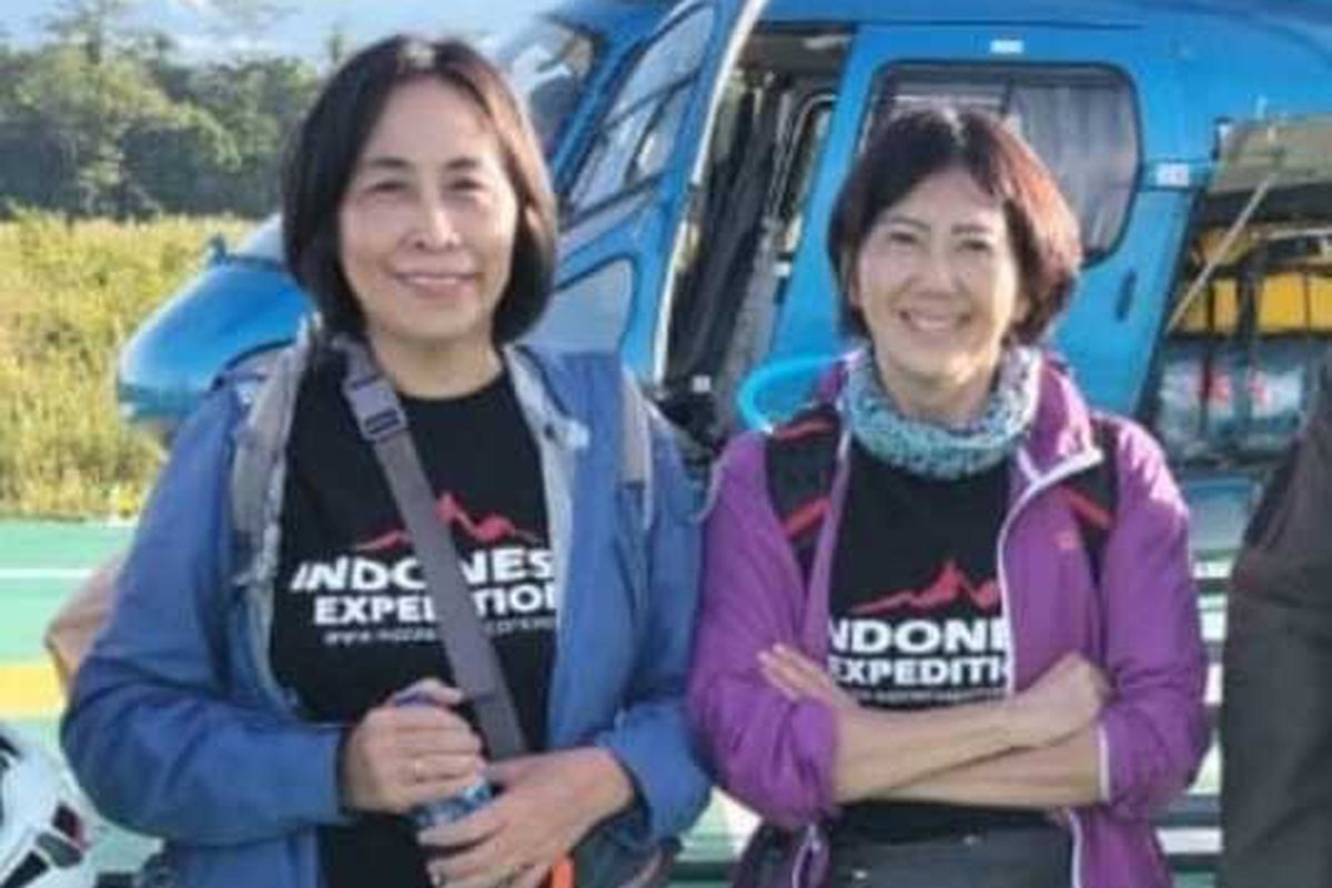 Dua pendaki Puncak Carstensz, Papua, Lilie dan Elsa meninggal.