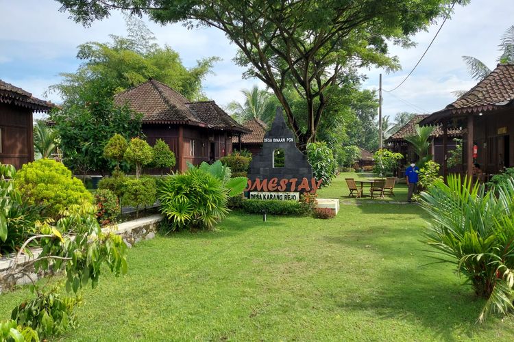Fasilitas homestay yag dikelola Balkondes Karangrejo di kawasan Borobudur, Magelang, Jawa Tengah.